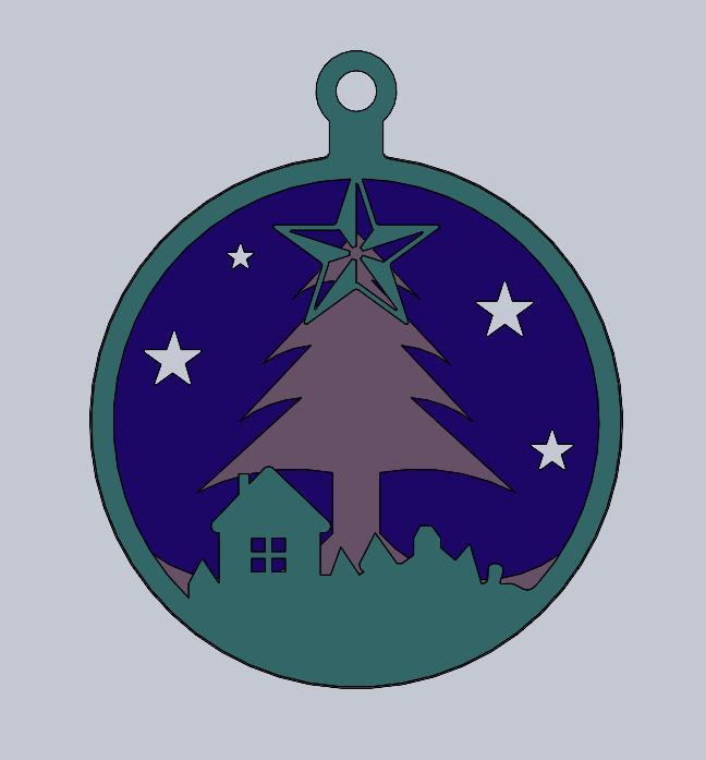 CHRISTMAS TREE DECORATING BALL