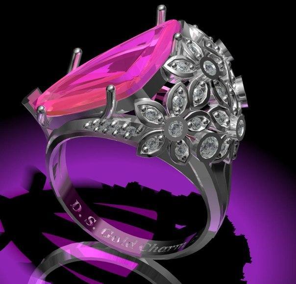Fashion Cut Ring S44