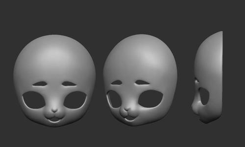 Kigurumi Mask 3D Model