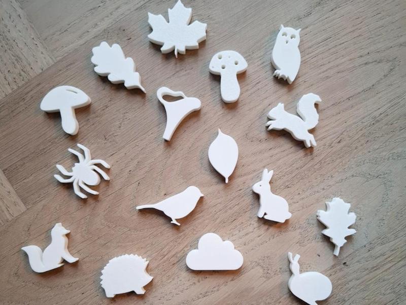 Autumn figures fine motor skills sensory toy