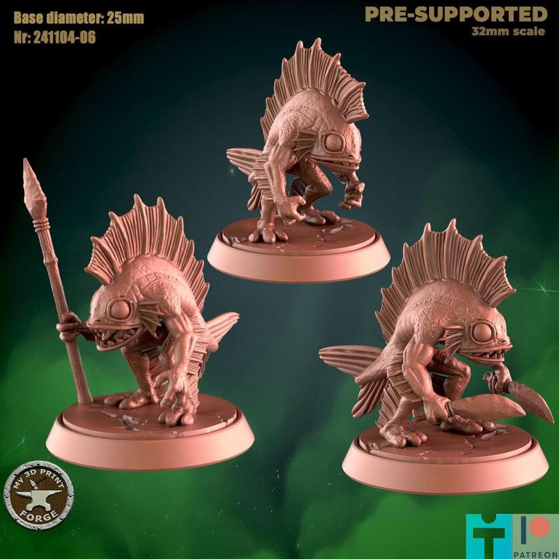 Three Murlocs with Fin