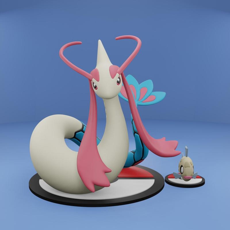 Pokemon No. 349, 350 Feebas, Milotic