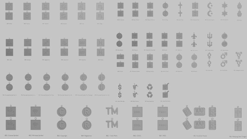 🌟 Symbols Pack – Signs, Identity & Spirituality (Original Blend) 🧿♈⚧️