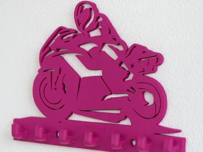 Biker key hanger