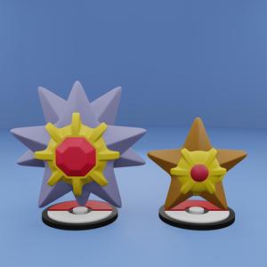 Pokemon No. 120,121 Staryu, Starmie