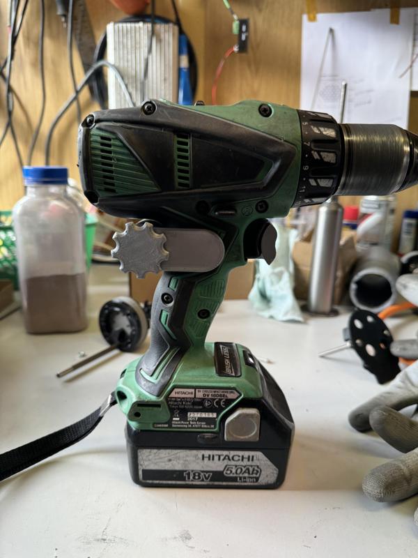 Button holder Battery  screwdrill Hitachi DV 18DBEL