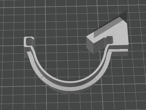 Duplex Gutter Holder Sheet Metal Roof