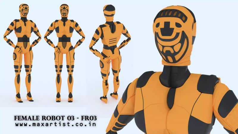 Female Robot 3 - FR03