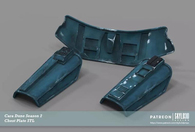 Cara Dune Body Season 2 Hard Armor Upgrade Print Ready STL