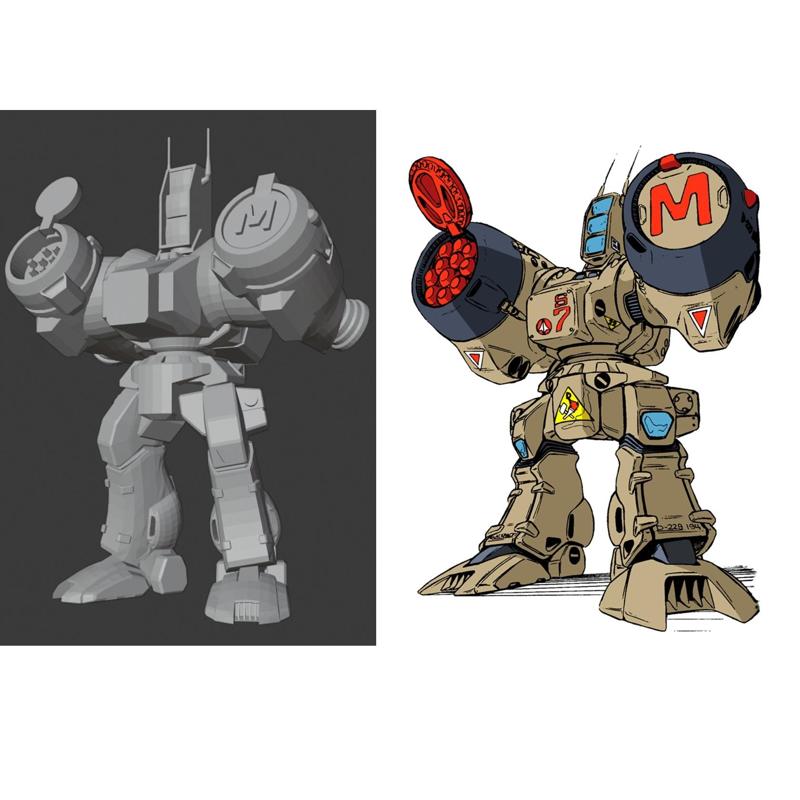 Robotech RPG Tactics Destroid Spartan Phalanx Macross