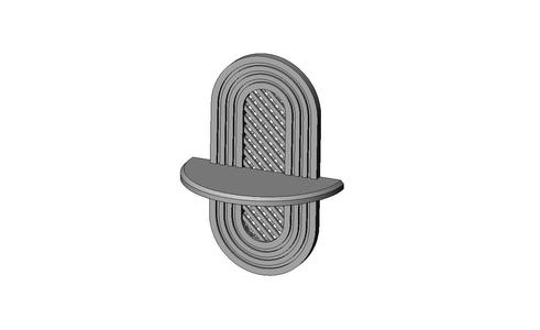 Mesh floating shelf wall decor and mirror frame 3D print model