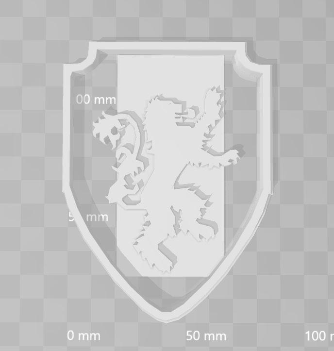 Lannyster game of throne cookie cutter