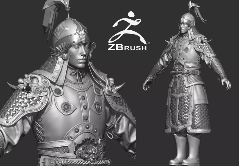 Ancient asian china chinese Armor warrior zbrush