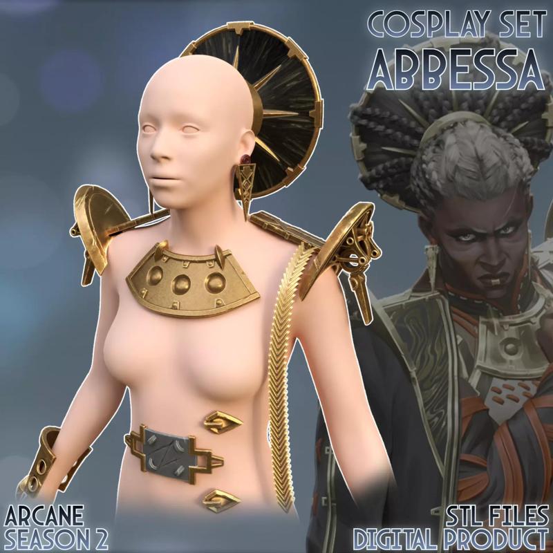 Ambessa Medarda Accessories Cosplay Set Arcane League Of Legends