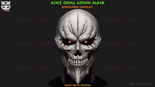 Ainz Ooal Gown Mask - OverLord Cosplay