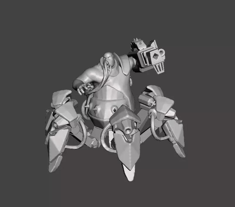 Urgot 3D Model spider