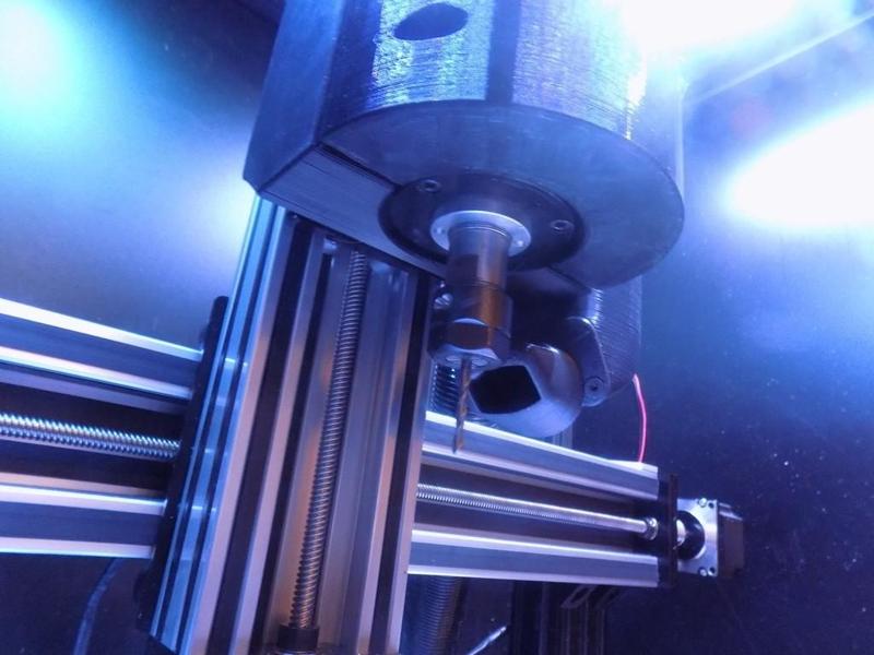 80mm Spindle Mount and Vacuum Assembly Openbuilds C-Beam