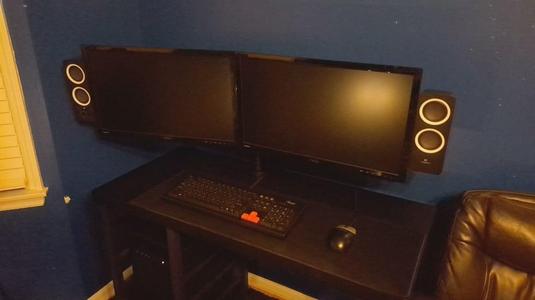 Logitech Z200 Speaker Mount for Side of Monitor