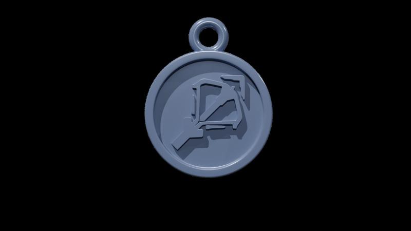 Arknights Keychain Sniper Icon - 3D Printable STL File