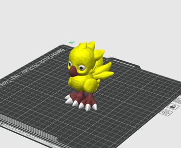 Chocobo From Final Fantasy 4 Colour Version