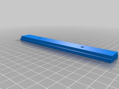 Ryobi 10" table saw miter rail customizable