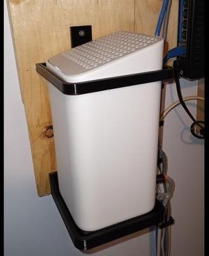 Videotron HELIX modem wall mount