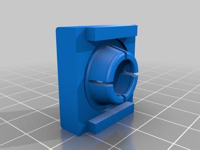 Carriage to the sliding lever of the GEZE