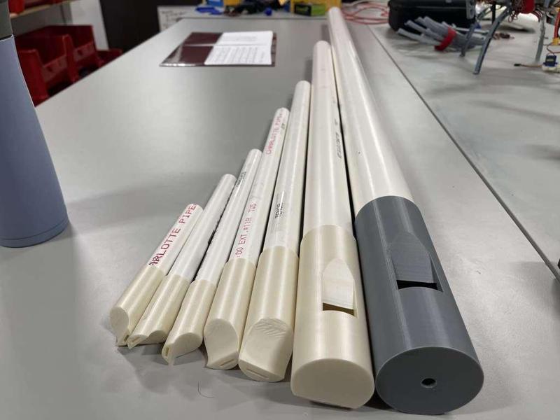 Recorder mouthpieces for medieval / renaissance quartet