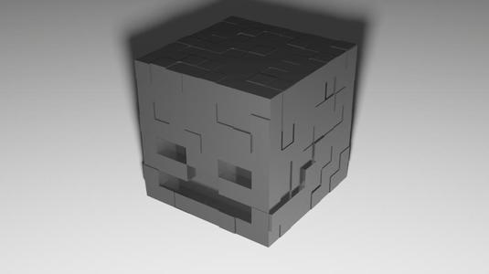 Minecraft Skeleton Head