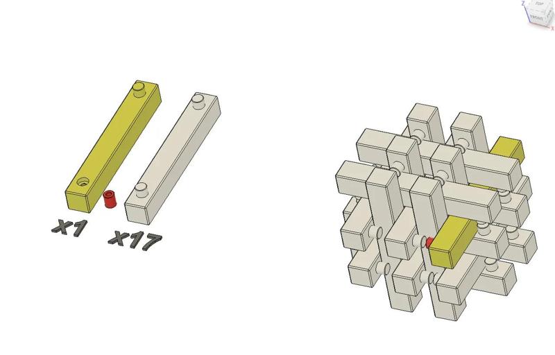 Wooden Brain Teaser Puzzle   
