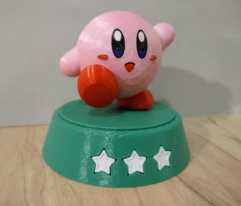 Kirby gacha figurine (from Kirby and the Forgotten Land)
