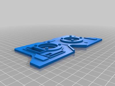 Ghostbusters Ectogoggles Internal Plate - Fixed for printing