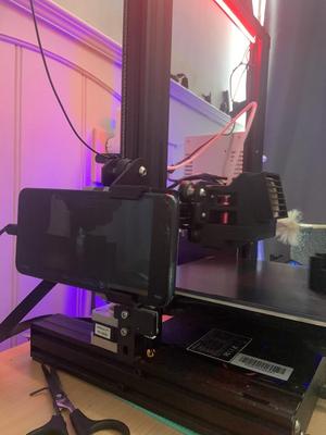 Ender 3 OEM X-Axis Stepper Motor Phone Camera Mount