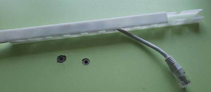 cable duct for rigid cable