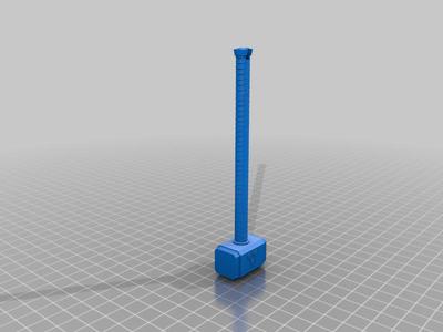 Long handle Thor hammer for piñata cake