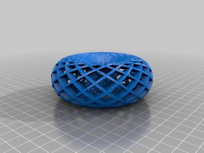 Toroidal grid using slanted circles