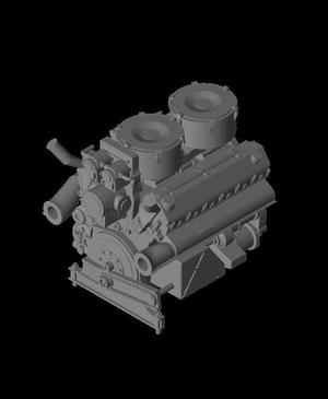 V8 TIGER ENGINE MODEL