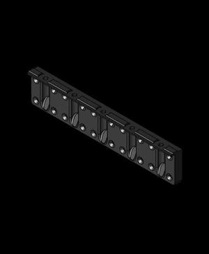 Gridfinity 1x5 V-Slot Base Plate