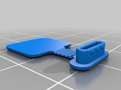 [Remix] TPU cover of smartphone USB Type-C connecter [rear side]