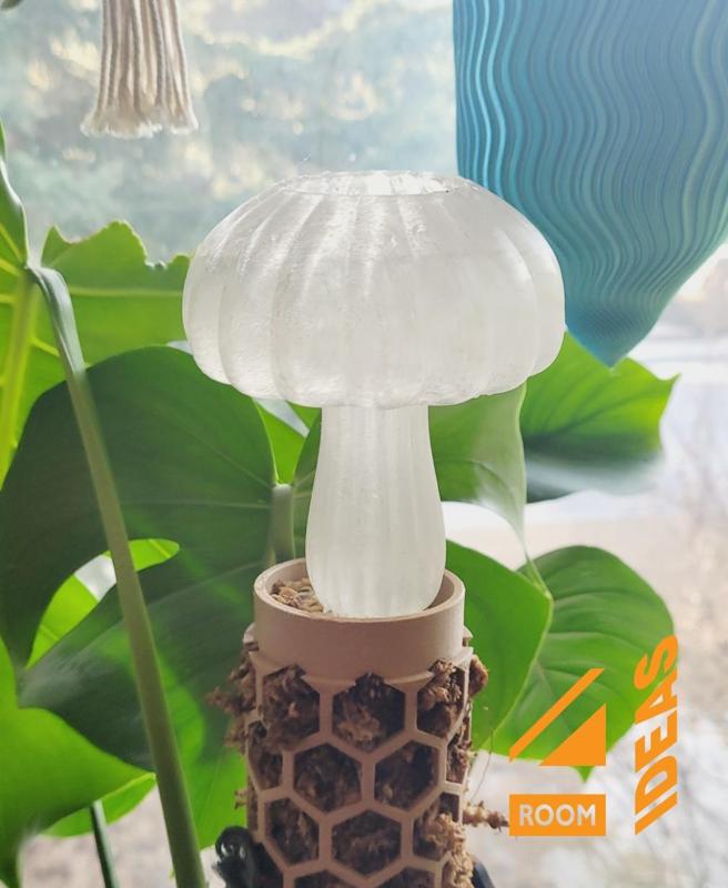 Moss Pole Watering Stake - Mushroom 1