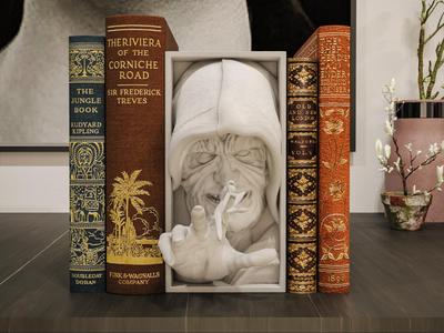 Emperor Palpatine Book Nook and Wall Mount