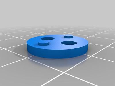disk for fiberoptics sensors