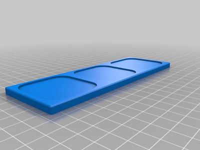 Holder for 3 Ikea Tradfri Button