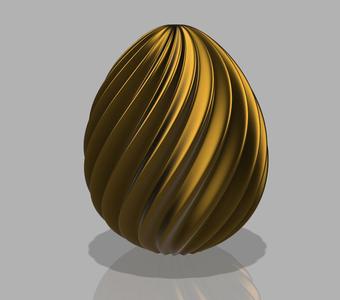 Spiral Easter Egg