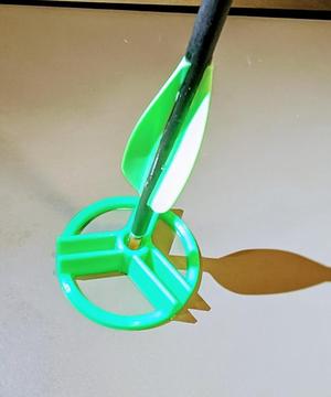 Helical arrow fletching jig 