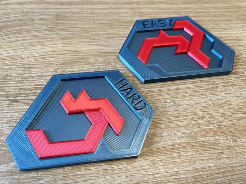 Puzzle of Evil (no hinge, single sides)