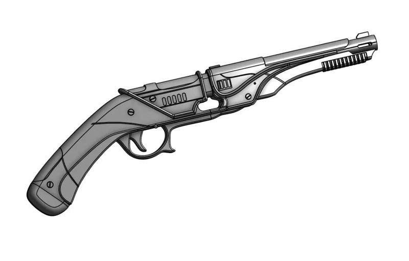 E-851 Blaster Pistol   