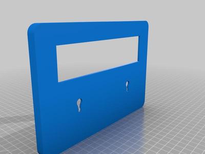 Low profile wall mount for Amazon Fire Tablet 8"