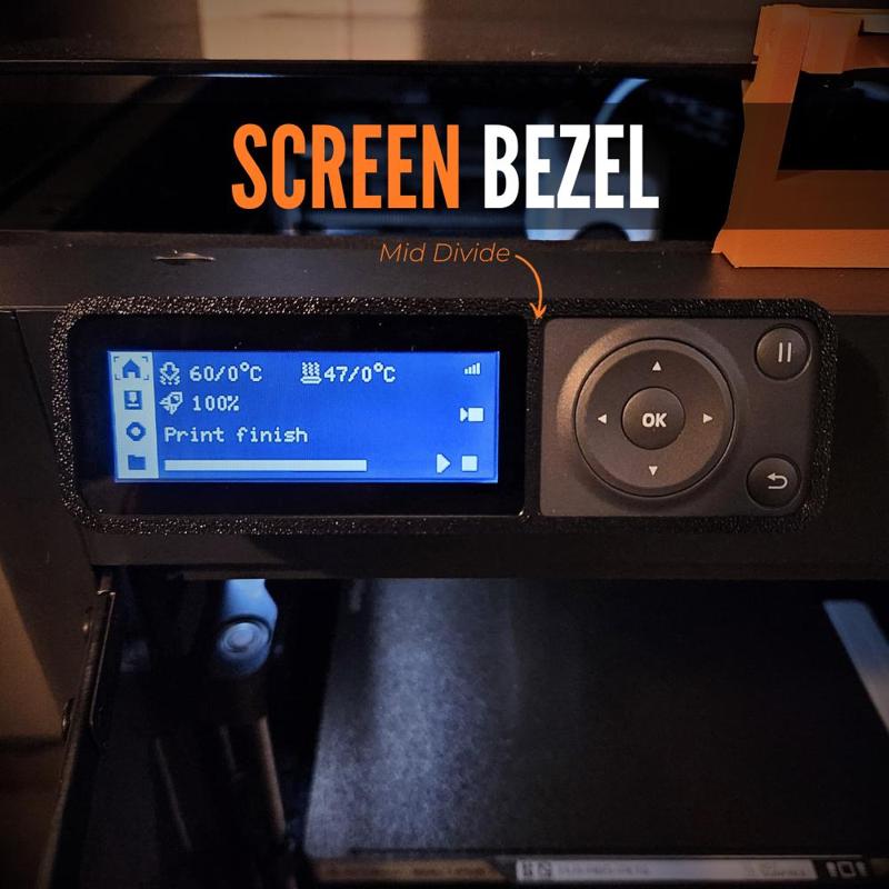 Screen Bezel Mid Div | P1S & P1P