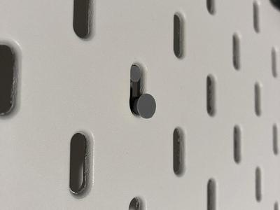 Ikea Skadis screw head mount hook adapter knob